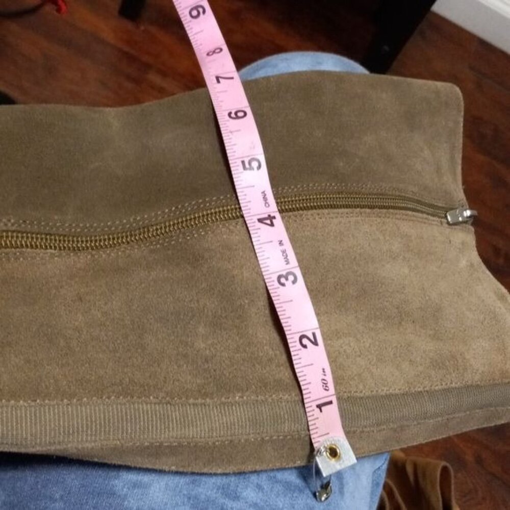 Mark Fisher Qmsecrit Studded Western Prairie Suede High Equestrian Boots 6M - Picture 14 of 14